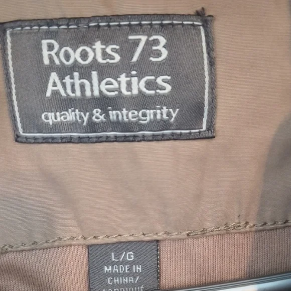 Roots 73 Athletics Hooded Field Jacket - Tan Khaki - Men’s Large - Picture 3 of 7